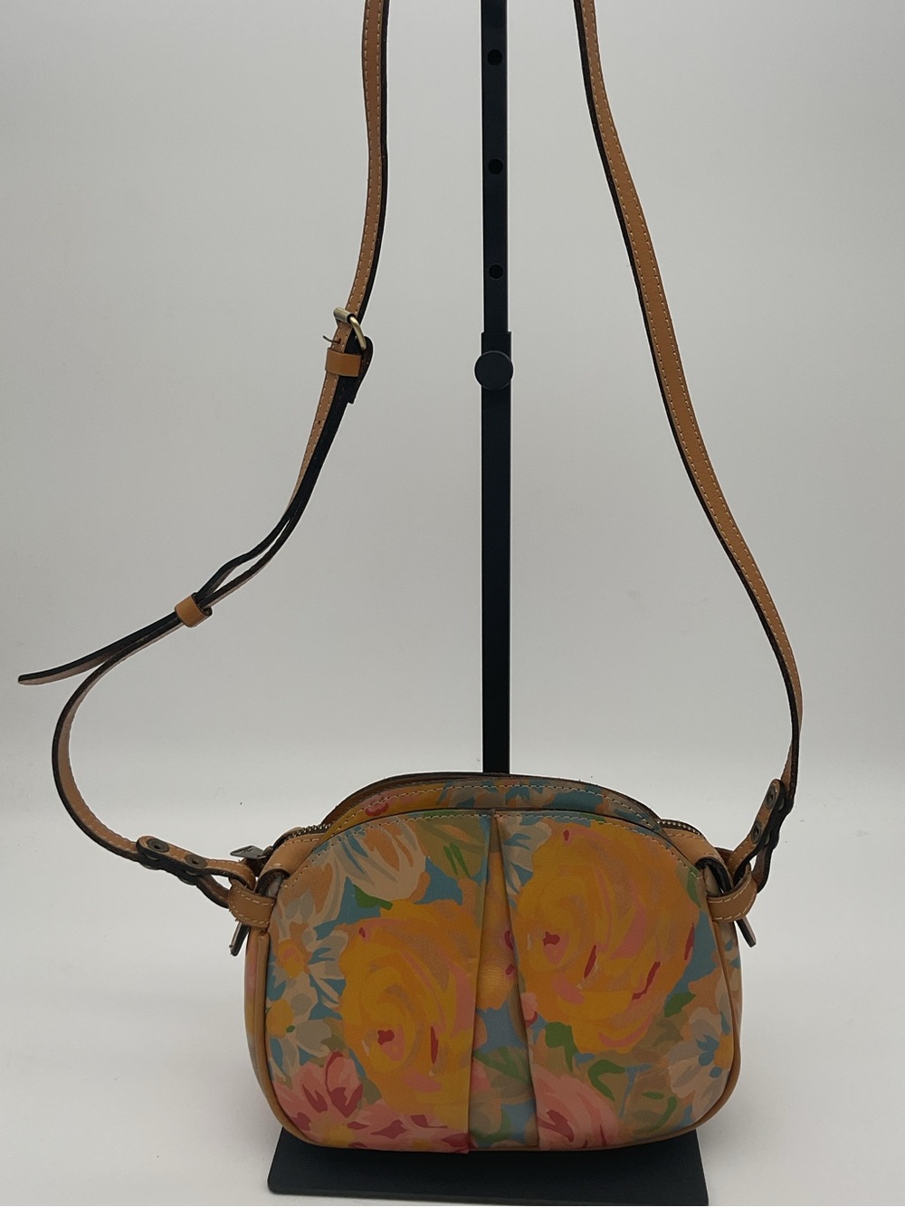 Patricia Nash Chania Citrus Rose Floral Crossbody Bag